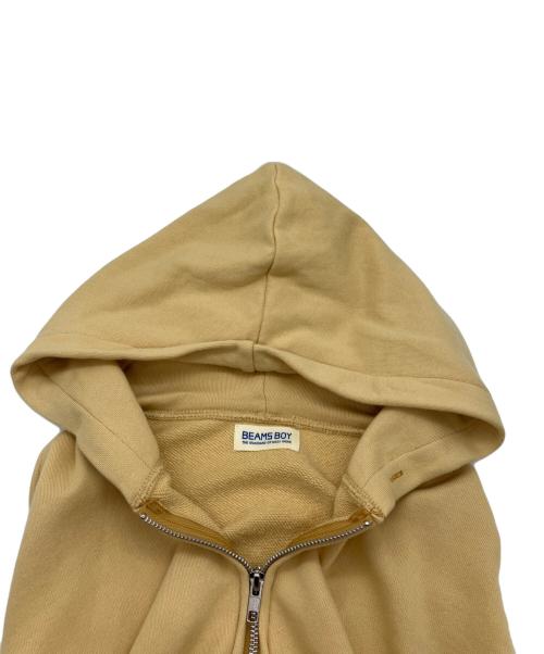 BEAMS BOY（ビームスボーイ）BEAMS BOY (ビームスボーイ) フレンチテリー フルジップ フーディー イエロー サイズ:freeの古着・服飾アイテム