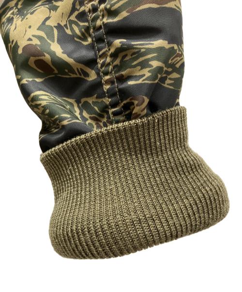 Hysteric Glamour（ヒステリックグラマー）Hysteric Glamour (ヒステリックグラマー) TIGER STRIPE N-2B タイガーカモ プリマロフトエアフォース ジャケット グリーン サイズ:Sの古着・服飾アイテム