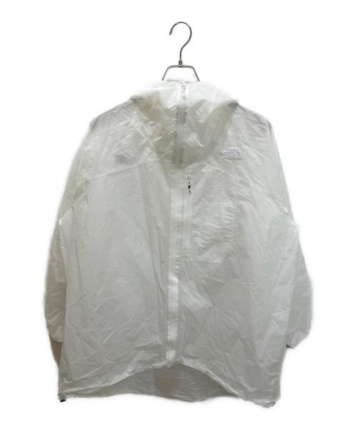 THE NORTH FACE（ザ ノース フェイス）THE NORTH FACE (ザ ノース フェイス) TAPT PONCHO 防水ポンチョ ホワイト サイズ:Sの古着・服飾アイテム