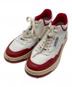 AUTRYオートリ―）の古着「MEDALIST LOW」｜ホワイト×レッド