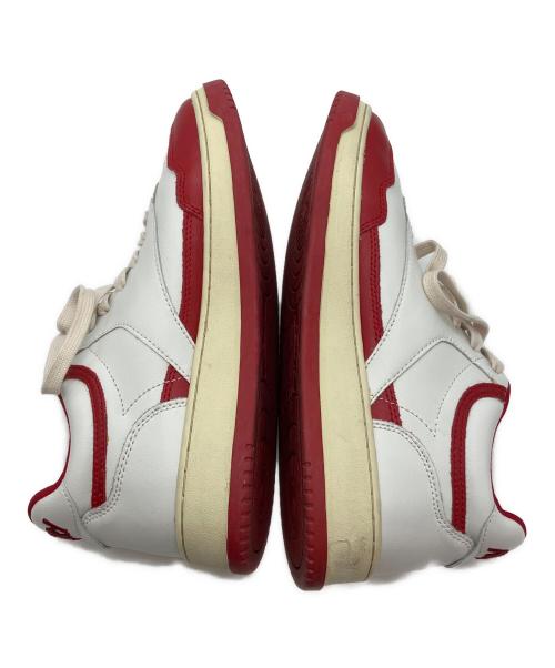 AUTRY（オートリ―）AUTRY (オートリ―) MEDALIST LOW ホワイト×レッド サイズ:27.5の古着・服飾アイテム