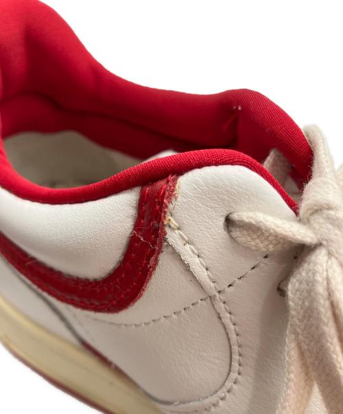 AUTRY（オートリ―）AUTRY (オートリ―) MEDALIST LOW ホワイト×レッド サイズ:27.5の古着・服飾アイテム