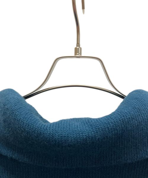 STONE ISLAND（ストーンアイランド）STONE ISLAND (ストーンアイランド) 18AW KNITTED ZIP UP CARDIGAN ニットカーディガン ブルー サイズ:Lの古着・服飾アイテム