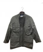 Barbour×MARKAWAREバブアー×マーカウェア）の古着「Short Riding Coat」｜グレー