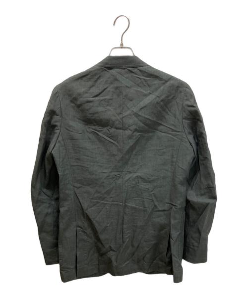 TOMORROW LAND PILGRIM（トゥモローランド ピルグリム）TOMORROW LAND PILGRIM (トゥモローランド ピルグリム) リネン シングルブレステッド3Bジャケット グレー サイズ:44の古着・服飾アイテム