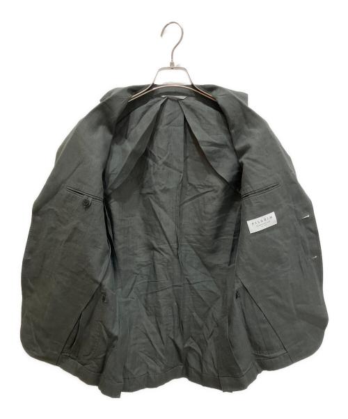 TOMORROW LAND PILGRIM（トゥモローランド ピルグリム）TOMORROW LAND PILGRIM (トゥモローランド ピルグリム) リネン シングルブレステッド3Bジャケット グレー サイズ:44の古着・服飾アイテム