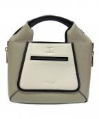FURLAフルラ）の古着「GILDA MINI TOTE 2WAYショルダーバッグ」｜ホワイト×ブラック