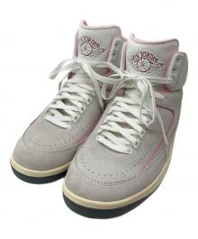 NIKE（ナイキ）の古着「Air Jordan 2 Retro "Soft Pink" ハイカットスニーカー」｜ホワイト×ピンク