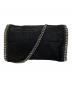 STELLA McCARTNEY (ステラマッカートニー) FALABELLA SHAGGY DER チェーンショルダーバッグ ブラック：18000円