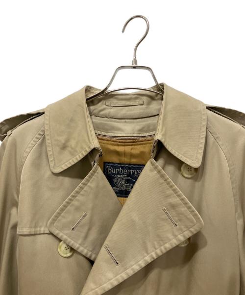 Burberry's（バーバリー）Burberry's (バーバリーズ) 裏ノバチェックライナー付トレンチコート ベージュ サイズ:不明の古着・服飾アイテム
