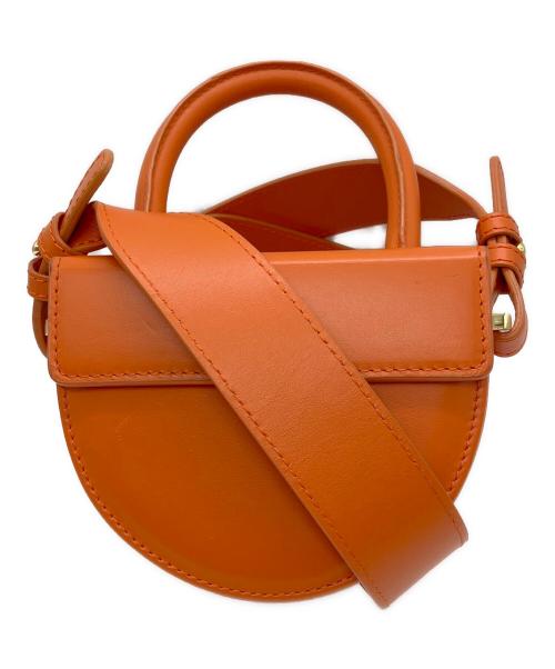 AUDETTE（オウデッテ）AUDETTE (オウデッテ) ミニショルダーバッグ オレンジの古着・服飾アイテム