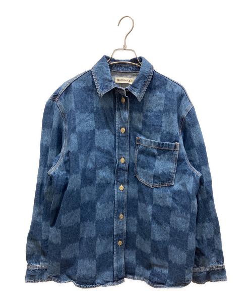 marimekko（マリメッコ）marimekko (マリメッコ) Maridenim Vaihe Jakala デニムジャケット インディゴ サイズ:3838の古着・服飾アイテム