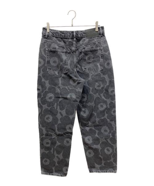 marimekko（マリメッコ）marimekko (マリメッコ) Maridenim Barrel Unikko デニムパンツ グレー サイズ:28の古着・服飾アイテム