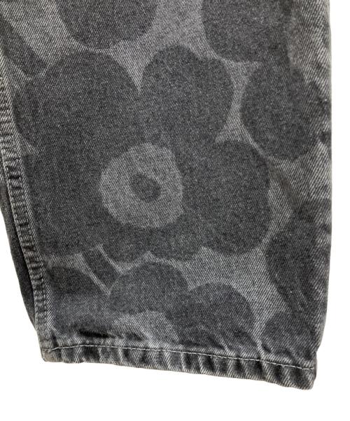 marimekko（マリメッコ）marimekko (マリメッコ) Maridenim Barrel Unikko デニムパンツ グレー サイズ:28の古着・服飾アイテム