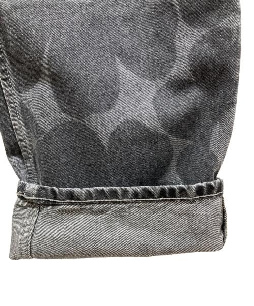 marimekko（マリメッコ）marimekko (マリメッコ) Maridenim Barrel Unikko デニムパンツ グレー サイズ:28の古着・服飾アイテム