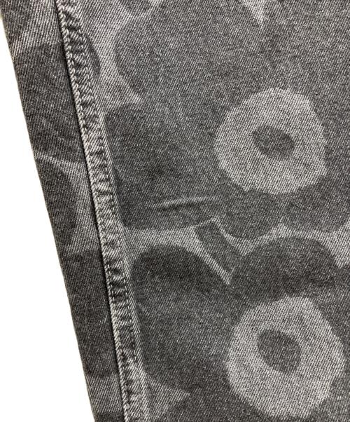 marimekko（マリメッコ）marimekko (マリメッコ) Maridenim Barrel Unikko デニムパンツ グレー サイズ:28の古着・服飾アイテム