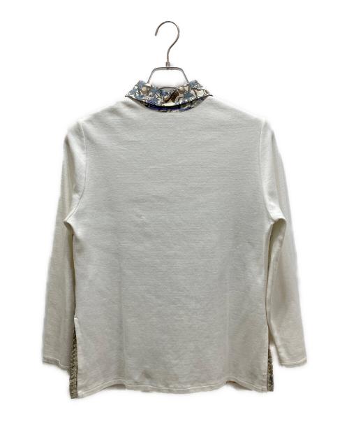 HERMES（エルメス）HERMES (エルメス) 切替シャツ ベージュ サイズ:Sの古着・服飾アイテム