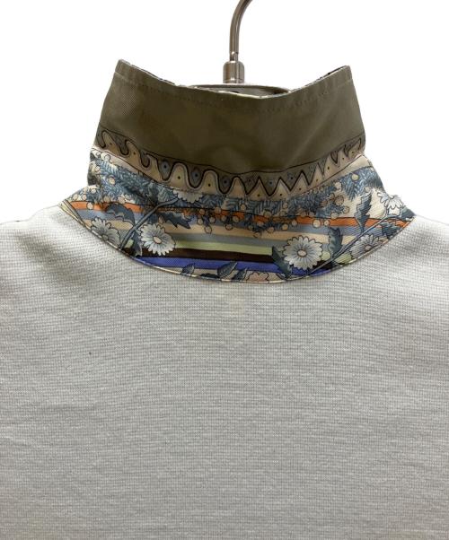 HERMES（エルメス）HERMES (エルメス) 切替シャツ ベージュ サイズ:Sの古着・服飾アイテム