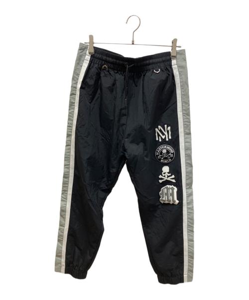 Mastermind WORLD（マスターマインド ワールド）Mastermind WORLD (マスターマインド ワールド) MITCHELL & NESS (ミッチェルアンドネス) 別注トラックパンツ ブラック サイズ:Lの古着・服飾アイテム