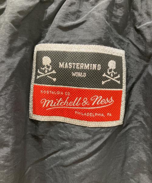 Mastermind WORLD（マスターマインド ワールド）Mastermind WORLD (マスターマインド ワールド) MITCHELL & NESS (ミッチェルアンドネス) 別注トラックパンツ ブラック サイズ:Lの古着・服飾アイテム