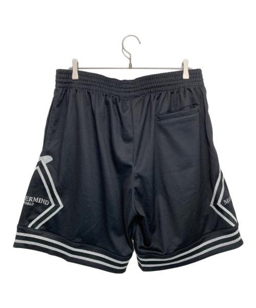 Mastermind WORLD（マスターマインド ワールド）Mastermind WORLD (マスターマインド ワールド) MITCHELL & NESS (ミッチェルアンドネス) スカルプリントショートパンツ ブラック サイズ:XLの古着・服飾アイテム