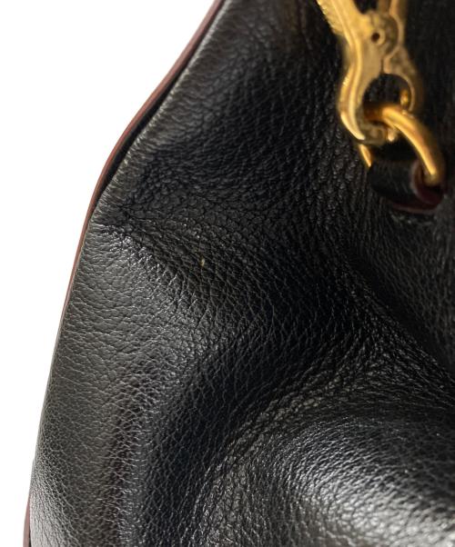 MIU MIU（ミュウミュウ）MIU MIU (ミュウミュウ) マドラス 2WAYショルダーバッグ ブラックの古着・服飾アイテム