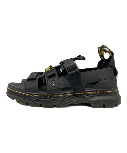 Dr.Martens（ドクターマーチン）Dr.Martens (ドクターマーチン) ストラップサンダル ブラック サイズ:UK8の古着・服飾アイテム