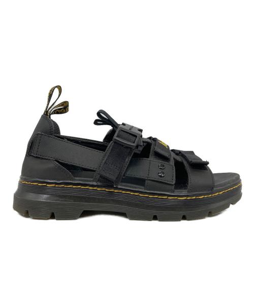 Dr.Martens（ドクターマーチン）Dr.Martens (ドクターマーチン) ストラップサンダル ブラック サイズ:UK8の古着・服飾アイテム