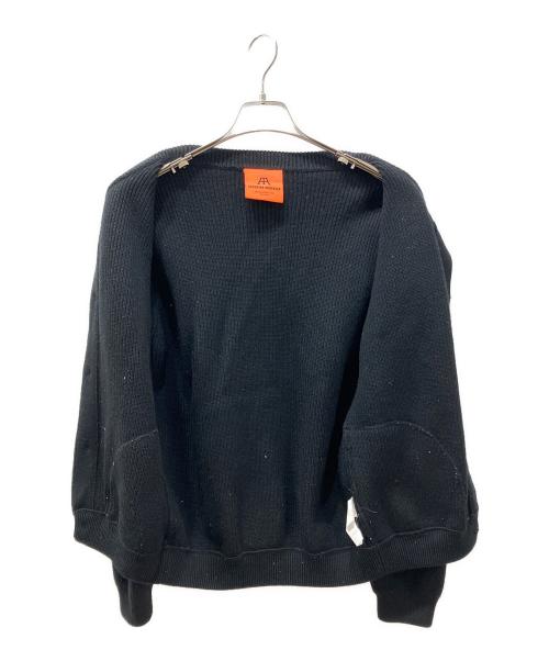 ANDERSEN-ANDERSEN（アンデルセン アンデルセン）ANDERSEN-ANDERSEN (アンデルセン アンデルセン) ウールカーディガン ブラック サイズ:Mの古着・服飾アイテム