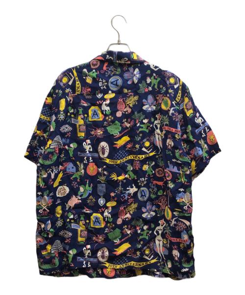 Sun Surf（サンサーフ）Sun Surf (サンサーフ) 半袖レーヨンシャツ ネイビー サイズ:XLの古着・服飾アイテム