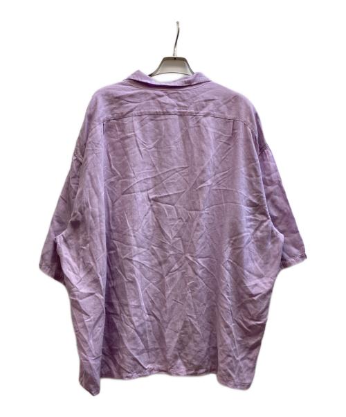 KAPITAL（キャピタル）KAPITAL (キャピタル) ソフトリネン 開襟BIGシャツ/EK-1433 パープル サイズ:Lの古着・服飾アイテム