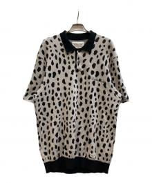 WACKO MARIA（ワコマリア）の古着「24SS LEOPARD KNIT POLO SHIRT」｜グレー