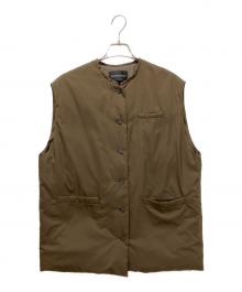mizuiro-ind（ミズイロインド）の古着「ダウンベスト」｜ブラウン