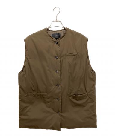 中古・古着通販】mizuiro-ind (ミズイロインド) ダウンベスト ブラウン