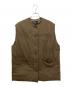 mizuiro-ind（ミズイロインド）の古着「ダウンベスト」｜ブラウン