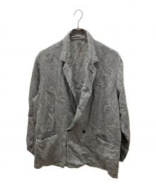 nestrobe confect（ネストローブ コンフェクト）の古着「リネンパナマイージージャケット」｜グレー