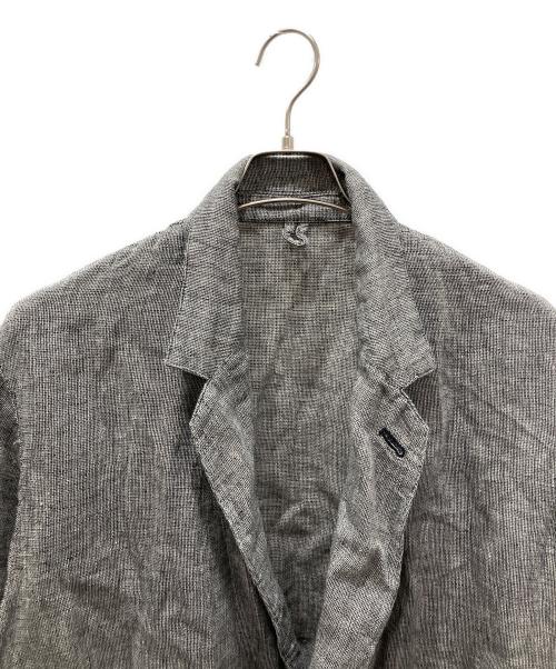 nestrobe confect（ネストローブ コンフェクト）nestrobe confect (ネストローブ コンフェクト) リネンパナマイージージャケット グレー サイズ:5の古着・服飾アイテム