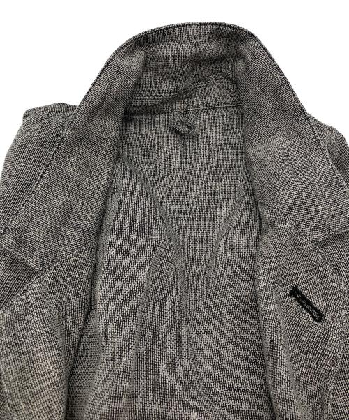 nestrobe confect（ネストローブ コンフェクト）nestrobe confect (ネストローブ コンフェクト) リネンパナマイージージャケット グレー サイズ:5の古着・服飾アイテム