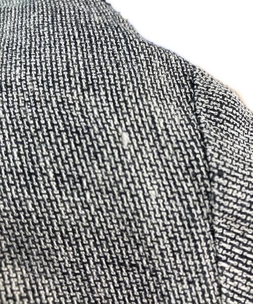 nestrobe confect（ネストローブ コンフェクト）nestrobe confect (ネストローブ コンフェクト) リネンパナマイージージャケット グレー サイズ:5の古着・服飾アイテム