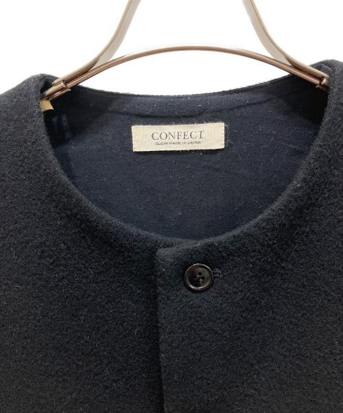 nestrobe confect（ネストローブ コンフェクト）nestrobe confect (ネストローブ コンフェクト) ウールモッサー クルーネックベスト ... ブラック サイズ:5の古着・服飾アイテム