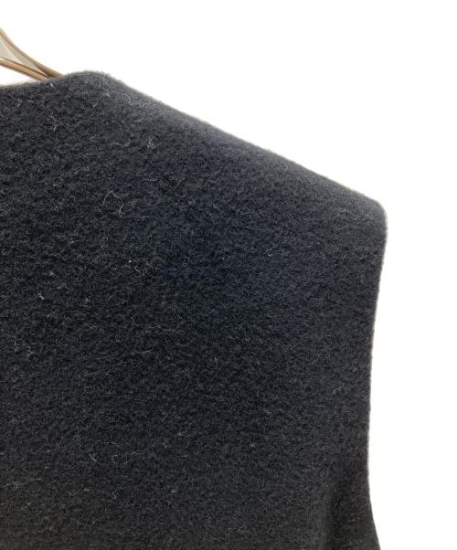 nestrobe confect（ネストローブ コンフェクト）nestrobe confect (ネストローブ コンフェクト) ウールモッサー クルーネックベスト ... ブラック サイズ:5の古着・服飾アイテム