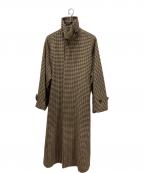 journal standard L'essageジャーナルスタンダード レサージュ）の古着「モッサ/チドリバルカラーコート」｜ブラウン