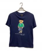 POLO RALPH LAURENポロ・ラルフローレン）の古着「ポロベアー プリントTEE」｜ネイビー