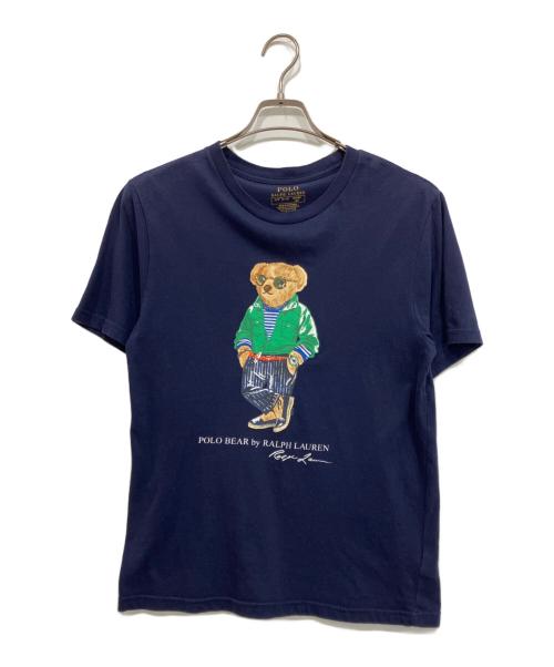 POLO RALPH LAUREN（ポロ・ラルフローレン）POLO RALPH LAUREN (ポロ・ラルフローレン) ポロベアー プリントTEE ネイビー サイズ:Lの古着・服飾アイテム