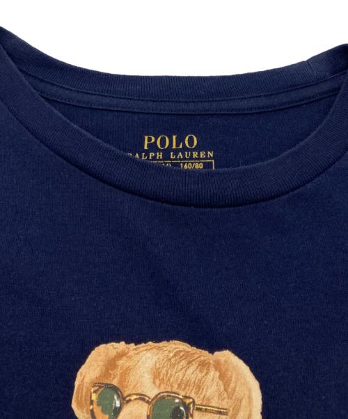 POLO RALPH LAUREN（ポロ・ラルフローレン）POLO RALPH LAUREN (ポロ・ラルフローレン) ポロベアー プリントTEE ネイビー サイズ:Lの古着・服飾アイテム
