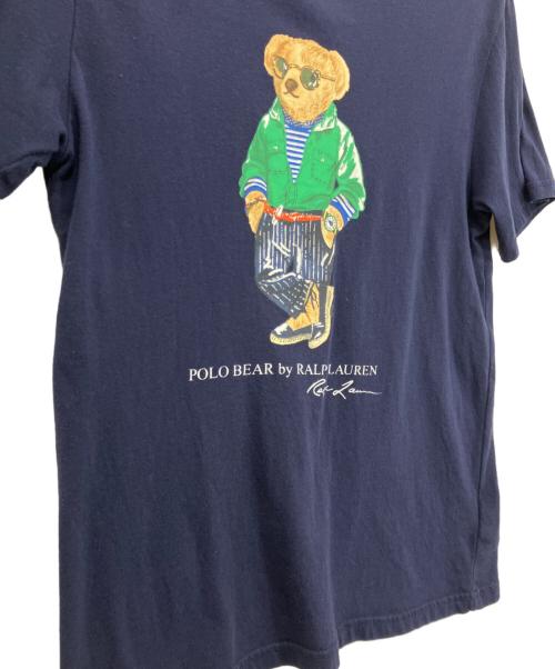 POLO RALPH LAUREN（ポロ・ラルフローレン）POLO RALPH LAUREN (ポロ・ラルフローレン) ポロベアー プリントTEE ネイビー サイズ:Lの古着・服飾アイテム