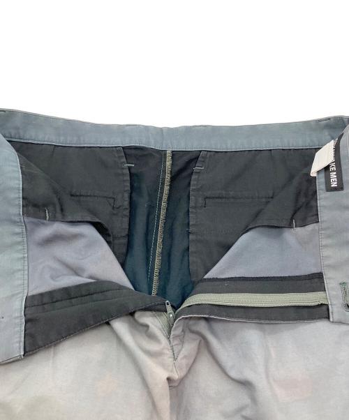 ISSEY MIYAKE MEN（イッセイミヤケメン）ISSEY MIYAKE MEN (イッセイミヤケメン) 手染め加工グラデーションハーフパンツ グレー×ブラック サイズ:3の古着・服飾アイテム