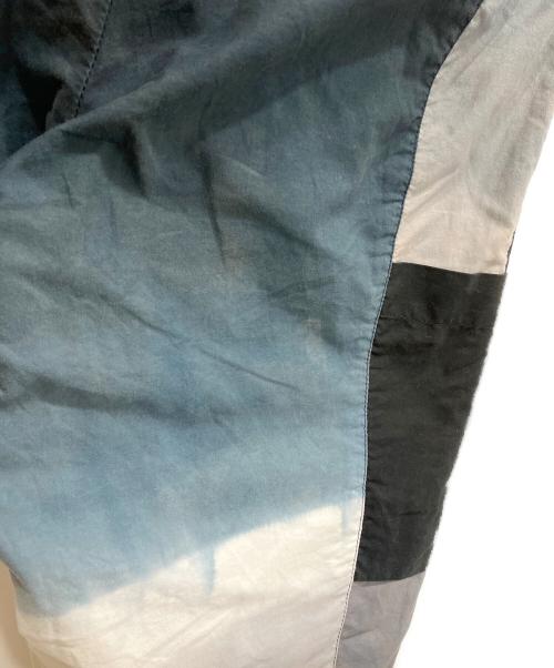 ISSEY MIYAKE MEN（イッセイミヤケメン）ISSEY MIYAKE MEN (イッセイミヤケメン) 手染め加工グラデーションハーフパンツ グレー×ブラック サイズ:3の古着・服飾アイテム