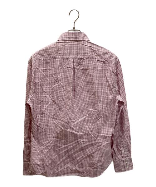 BRUNELLO CUCINELLI（ブルネロクチネリ）BRUNELLO CUCINELLI (ブルネロクチネリ) ボタンダウンシャツ ホワイト×レッド サイズ:Lの古着・服飾アイテム