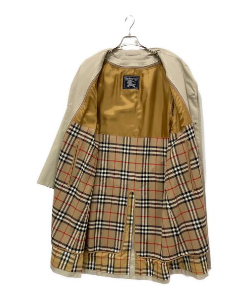 Burberry's（バーバリー）Burberry's (バーバリーズ) 裏ノバチェック ライナー付ステンカラーコート ベージュ サイズ:不明の古着・服飾アイテム